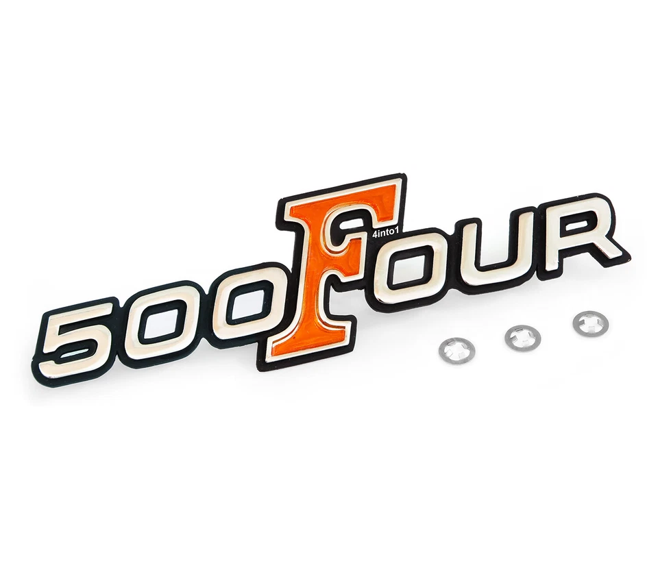 Emblema de cubierta lateral de metal reproducción con clips - Honda CB500 CB500K Four 71-73 Foto 1 de 1