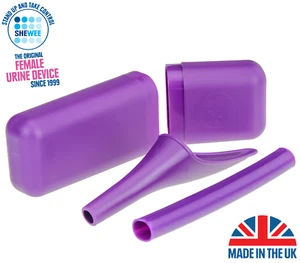 SHEWEE Extreme UK She Can Wee Pee Funnel for Travel Camping Festivals - Purple - Picture 1 of 1