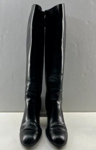Salvatore Ferragamo Damenstiefel schwarz Leder Größe 8,5 - Bild 1 von 8