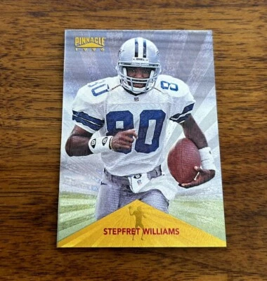 1996 Pinnacle Trophy Collec Dallas Cowboys Football Card #169 Stepfret Williams - Image 1 of 2