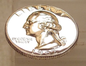 1962 Auswahl / Gem Proof Viertel 90% Blazing verspiegelte Oberflächen #530 ~ 22 - Bild 1 von 2