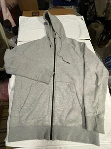 Jordan Craig Legacy Edition Sweatshirt Full Zip Gray Hooded Sweatshirt Mens Med - Picture 1 of 10