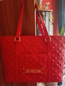 Sehr Schöne Rote Damen Tasche LOVE MOSCHINO, Neu!!! - Bild 1 von 12