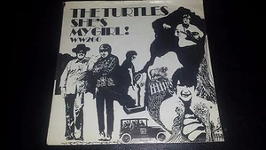 THE TURTLES 45 PS."SHE'S MY GIRL"w/b"CHICKEN LITTLE WAS RIGHT" (COVER ONLY) - Picture 1 of 3