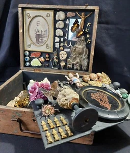 Cabinet de Curiosités boîte aux merveilles pièce unique - Picture 1 of 10