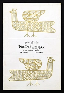 Vintage Catalogue PIERRE BONDIER MONTRES ET BIJOUX 1965 - Picture 1 of 4