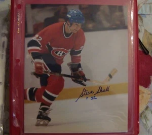 Steve Shutt AUTOGRAPH 8 X10 Colour Photo Montreal Canadiens - Picture 1 of 4