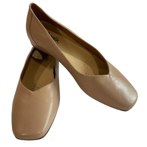 Softwalk Vellore Mujer 11W Cuero Tostado Mocasín Sin Cordones Ballet Cómodo Zapatos Planos - Imagen 1 de 10