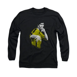 BRUCE LEE SUIT OF DEATH Licensed Men's Long Sleeve Graphic Tee Shirt SM-3XL - Picture 1 of 2