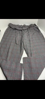 Pantalones a Cuadros Charlotte Russe Rojo Blanco y Negro Talla 2X Foto 1 de 4