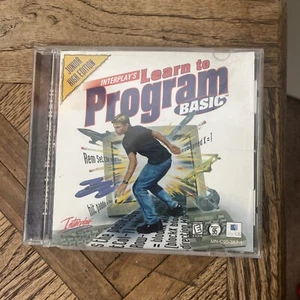 Interplay Learn to Program BASIC Junior Edition Vintage PC Game 1998 PC MAC - Picture 1 of 6