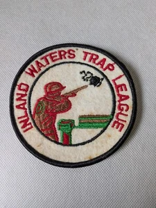 Vintage Trap Shooting League Patch - Inland Waters - Shotgun - Picture 1 of 3