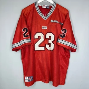 VINTAGE KARL KANI SPORT Y2K FOOTBALL SHIRT JERSEY #23 RAP HIP HOP - Picture 1 of 8