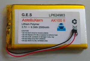 Astell & Kern AK100 ll Tragbarer Audio Player Akku - 3,7 V 2500 mAh - Bild 1 von 3