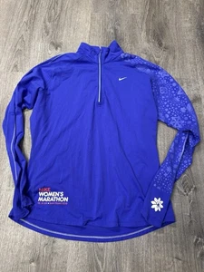 NIKE WOMEN'S MARATHON 10.18.09 • SAN FRANCISCO Fit Dry 1/4 Zip XL Workout Shirt - Picture 1 of 6