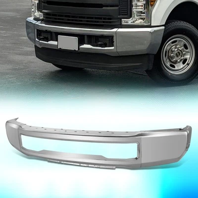 For 2017-2019 Ford F-250 F-350 Super Duty Chrome Steel Front Bumper Face Bar - Image 1 of 4