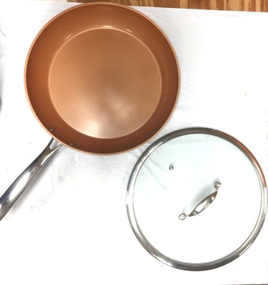 Gotham Steel Pro Non-Stick Ceramic & Titanium No PFOA - 12" FRYING PAN  w/LID - Image 1 of 3