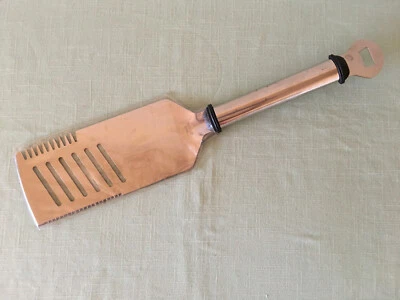 Nova espátula de aço inoxidável Mr. Bar-B-Q quatro em um 18 1/2" - Imagem 1 de 4