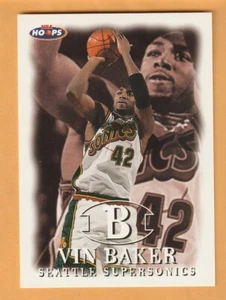 Vin Baker Seattle Supersonics 1998-99 Hoops #106 Old Saybrook Connecticut 13L - Picture 1 of 2