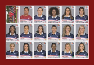 France Team - 18 Stickers Set - Panini FIFA Women's World Cup 2015 - Picture 1 of 2