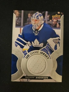 Camiseta deportiva usada en juegos Frederik Andersen Upper Deck 17-18 🚨🚨 Toronto Maple Leafs  - Imagen 1 de 2