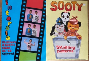 Sooty KNITTING PATTERN 5 intarsia jumper Sooty Sweep Soo - Gary Kennedy 1989 - Bild 1 von 8