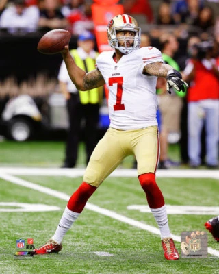  Impresión fotográfica de Colin Kaepernick de los 49ers de San Francisco #1186 Foto 1 de 4