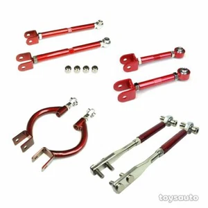 Godspeed 8pc Front Tension+Rear Camber Toe Traction Arm for 240sx S14 S15 Silvia - Foto 1 di 1