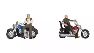 HO Scale People - 15906 - Rockers on Motorbikes - Picture 1 of 1