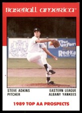 1989 Best Baseball America Steve Adkins Albany-Colonie Yankees #AA3