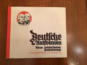 SAMMELBILDERALBUM * ZIGARETTENBILDER * DEUTSCHE UNIFORMEN * STURM ZIGARETTEN * - Picture 1 of 3