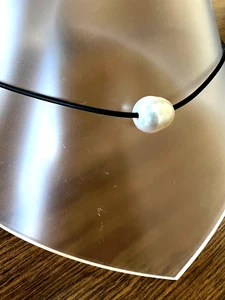¡Mar del Sur Blanco 14,3 mm! COLLAR DESLIZANTE 100% PERLAS SIN TRATAR + VALORACIÓN DISPONIBLE - Imagen 1 de 1
