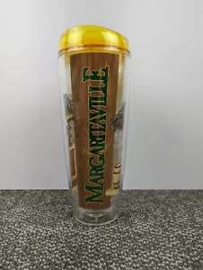 Margaritaville Travel Cup Yellow Lid Wasting Away Again 26oz Jimmy Buffet - Picture 1 of 11