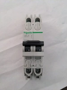 Schneider Electric C60 1A 480Y/277V Multi 9 Circut Breaker 2p pole - Picture 1 of 6