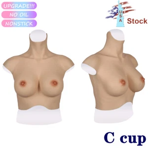 Formas de senos de silicona de gran tamaño sin aceite senos falsos para travesti - Imagen 1 de 14