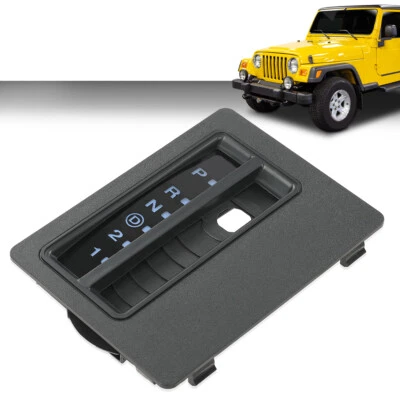 Fit For 1997-2006 Jeep Wrangler TJ Automatic Floor Shift Indicator Bezel Trim - Image 1 of 4