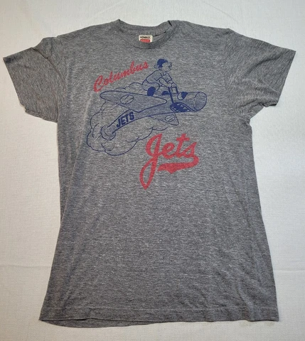 Homage Columbus Jets Made In USA Tshirt Large Minor League Clippers Retro EUC Cover