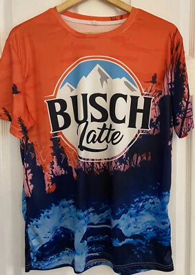 Bush Latte Logo T-shirt Men’s Size Large Great Condition - Image 1 of 4