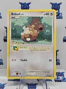 Pokémon Bidoof 73/123 Mysterious Treasures LP - Picture 1 of 2