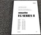 Komatsu EG Series II EG150S-3 Engine Generator Service Repair Manual SN 3001-Up