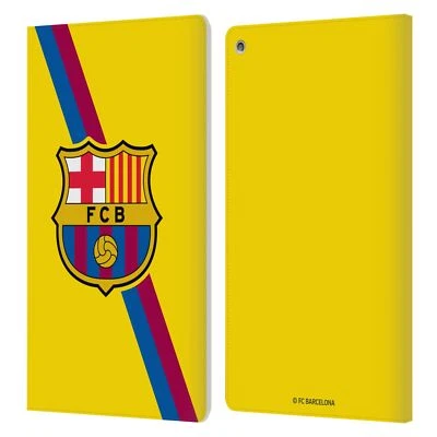OFFICIAL FC BARCELONA 2019/20 CREST KIT LEATHER BOOK WALLET CASE FOR AMAZON FIRE - Image 1 of 4