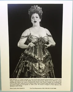 The Phantom of the Opera Photo Kim Stengel as Carlotta B&W 8X10 Picture Webber - Picture 1 of 1