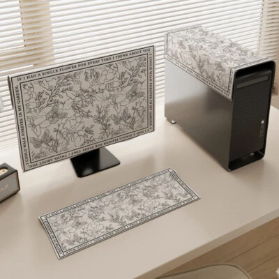 3pcs/Set Computer Monitor Cover Tastatur Staubschutzhaube Tuch Displayschutz - Bild 1 von 4