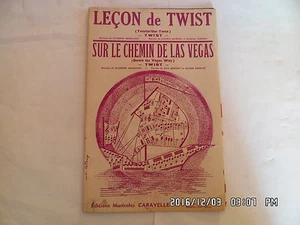 PARTITION LECON DE TWIST SUR LE CHEMIN DE LAS VEGAS MUSIQUE G.MENGOZZI H57 - Picture 1 of 1