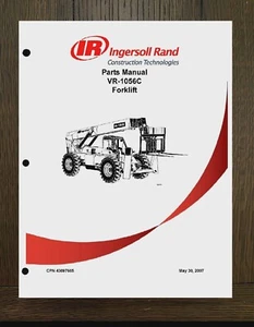 Service Parts Manual Fits VR-1056C Forklift Telehandler 2007 - PAPER MANUAL - Picture 1 of 20