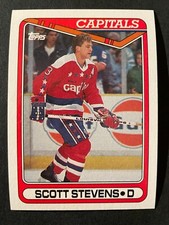 Scott STEVENS 1990-91 Topps Hockey #211 Washington Capitals