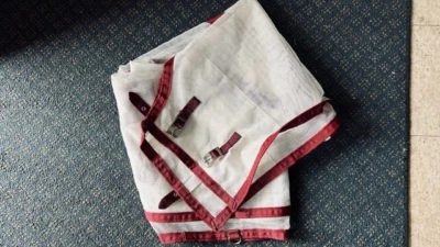 FLY SHEET Horse sz 74" White Mesh Burgundy Trim NEW Rural Products Foto 1 de 4