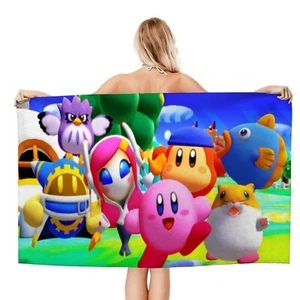 Kirby Star Gifts Beach Towel for Women Girl Or Boys Birthday   30.7"*51.2" - Picture 1 of 7