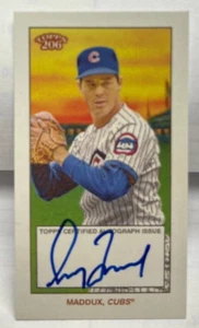 Greg Maddux 2023 Topps 206 High Series on-card Autograph Auto SP - CHICAGO CUBS - Picture 1 of 2