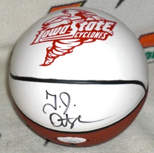 T.J. OTZELBERGER SIGNIERT IOWA STATE CYCLONES LOGO MINI BASKETBALL J.S.A zertifiziert - Bild 1 von 5